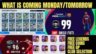 WHAT IS COMING MONDAY? WHAT IS COMING TOMORROW? PES 2020 UPDATES,PES 2020 FINAL UPDATE| PES IS LOVE|