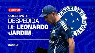 AO VIVO: COLETIVA DE DESPEDIDA DO TÉCNICO LEONARDO JARDIM DO CRUZEIRO