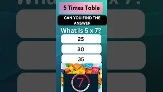 🔢 5 Times Tables Challenge!🌟#learningadventure #educationalgames #mathforkids