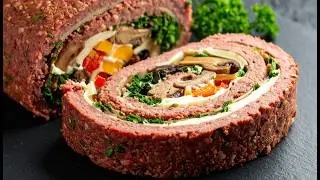 The most delicious meatloaf ever! Try making him like that. It's so delicious ❗
