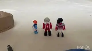 Playmobil-Forscher in der Antarktis