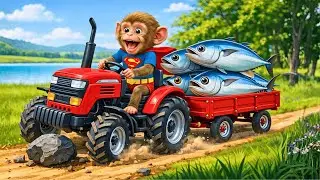 Bonzi Monkey&rsquo;s Fishing Run Goes Wrong 😱 A Broken Tractor Changes Everything!
