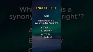 Mastery in English: Test Your Linguistic Prowess #english #testyourknowledge #lifechanging #youtube