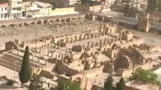TEBESSA VUE DU CIEL (Vielle Ville & Porte CARACALLA)