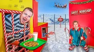 50 HOURS in SANTA'S BOX FORT MAXIMUM SECURITY PRISON!