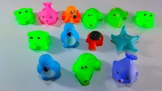 Soft Rubber Baby Bath Animals Toys Set | Swimming Water Toys | @SaadtoysOfficial