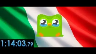 Duolingo Italian Speedrun 1:14:03.79