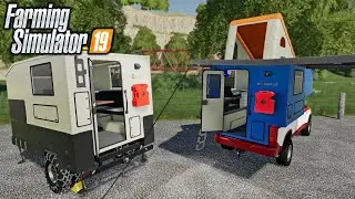 New Mods! TLX Camp-It Is Here! Let's Go Camping! (19 Mods) | Farming Simulator 19