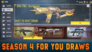 CODM SEASON 4 FOR YOU ALL LUCKY DRAWS IN S4 CALL OF DUTY MOBILE COD MOBILE CODM