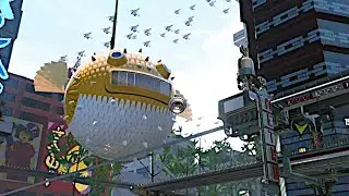 Tornado of Creation Build Create Noodle Shop | LEGO Movie Video Create Ninjago City Bridge