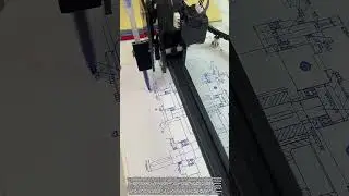 Automated Machine Drawing Precise Architectural Blueprints with Mechanical Pencil