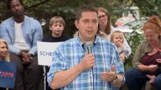 Tory Leader Andrew Scheer campaigns in Ottawa on Day 4 of election campaign