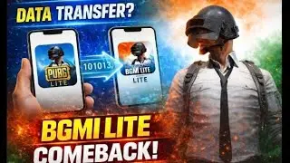 Bgmi lite Comeback 😍 | | Data Transfer ? | | Pubg Mobile lite            #bgmi #pubglite #pubgmobile