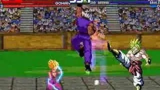 MUGEN: Gohan ub22 vs Broly y God Akuma