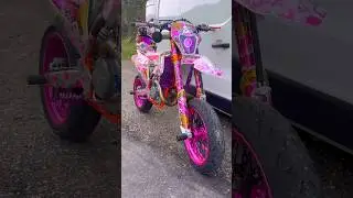 Ktm 450 🩷😍 #bike #ktm #supermoto #moto #shorts