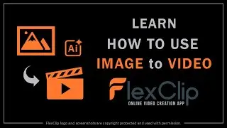 Как использовать ИИ-изображение в видео в FlexClip