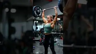 American Fitness Woman Overhead Deadlift Moment Goes Viral 🔥