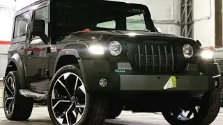 Z black Thar Modified With 20 inch alloy Wheels