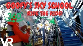 Experience the MIND-BLOWING Thrill of Goofy's Sky School in 360 VR!