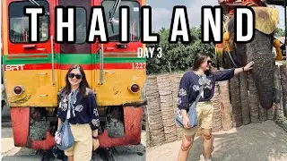 A TRAVEL VLOG | DAY 3: THAILAND (Maeklong Railway, Damnoen Saduak Floating Market, Chaopraya Cruise)