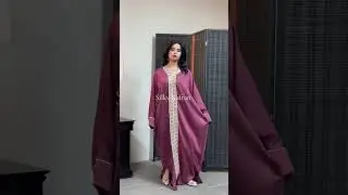 LM122 Luxury Gold Lace Kaftan Abaya #modestfashion #abaya #eid #ramadan #fyp #ootd #modesty #dress