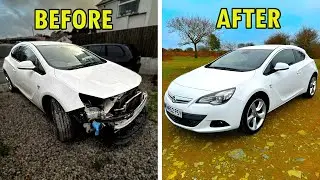 ПОЛНАЯ СБОРКА: Восстановили РАЗБИТУЮ Astra GTC за 550 фунтов стерлингов от COPART. И она на ходу?