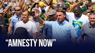 BOLSONARO SUPPORTERS MARCH FOR AMNESTY