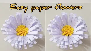 Easy Paper flowers craft | DIY paper craft 