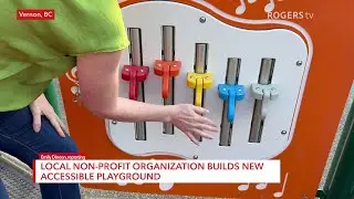 Non-profit organization that helps childhood development opens a new accessible playground