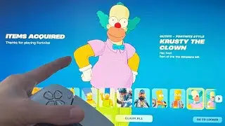 КАК ПОЛУЧИТЬ СКИН КЛОУНА КРАСТИ ИЗ СИМПСОНОВ В FORTNITE!
