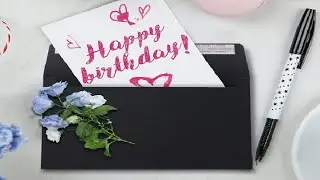 Burasari 120 Qty A7 Black Invitations Envelopes 5 25x7 25 & 300 Pieces Embossed Gold Foil Stickers