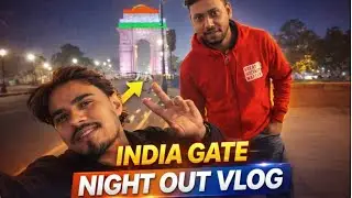INDIA gate vlog || 🤣 💧 pani puri wala gussa ho gya 🤣🤣 || water bottle ka business 