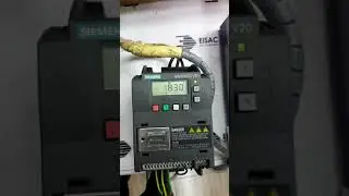 Siemens V.20 not working because of fault F0003, FAN was damaged and need to be replaced.