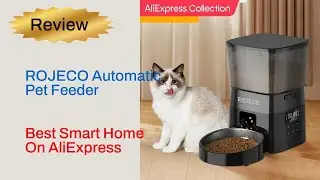 Review ROJECO Automatic Pet Feeder - Best Smart Home Product On Aliexpress