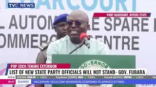Gov Fubara Threatens To Sustain Pressure On Political Opponents In Rivers State