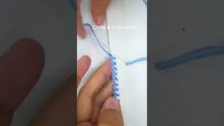 Elegant border lace embroidery design! #shorts #tranding #embroidery #cute #art