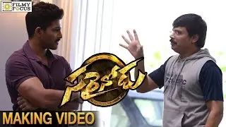 Sarainodu Making Video || Allu Arjun, Rakul Preet Singh, Boyapati Sreenu - Filmy Focus.com