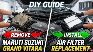 Как снять и установить воздушный фильтр MARUTI SUZUKI GRAND VITARA