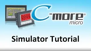 C-more Micro HMI Simulator Tutorial from AutomationDirect