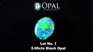 Rarities Auction - Lot 1 - 5.95ct Black Opal