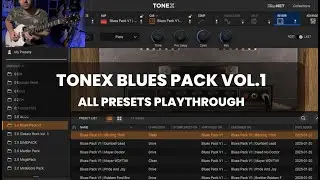 ToneX BLUES PACK VOL. 1 (ToneX FX) ||| All Presets Playthrough
