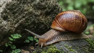 Looking for beautiful animals, snails are gathering again