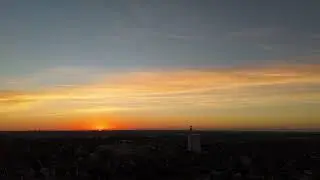 New Year's Day Sunrise Time Lapse - Wednesday, January 1, 2025