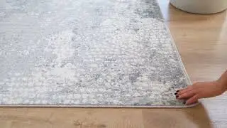 Trukish Stella Light Grey Area Rug / PVGA-44