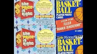 The Price Is Right lottery scratch off tickets + pack open Jordan ? & $500  giveaway details