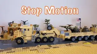 Brickmania M1070 HETS Loading Abrams M1A2 Stop Motion