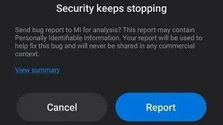 MI Security Keeps Stopping Error Problem Solved For MIUI 12 Version💯🔥