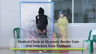 Civil servants working together during the COVID-19 pandemic in Myanmar