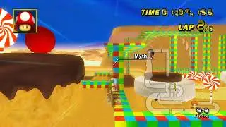【MKW CT WR】 Candy Coaster - 2:20.732 - Myth