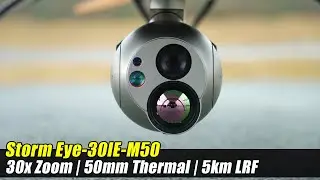 Meet Storm Eye-30IE-M50 3-axis gimbal: all-round aerial Surveillance with EO/IR/LRF sensors